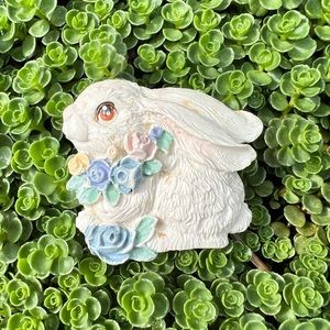 vintage rabbit brooch